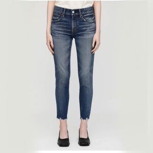 MOUSSY Vintage Tyrone frayed hem SkinnyJeans Size 26